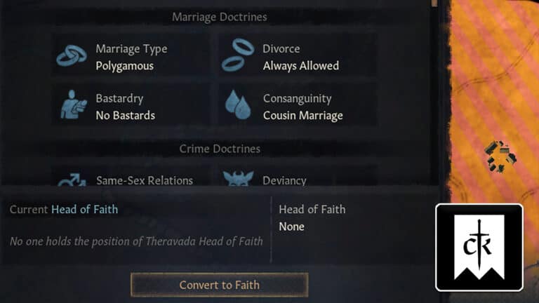 Read more about the article Crusader Kings 3 – How to Change Your Character Religion