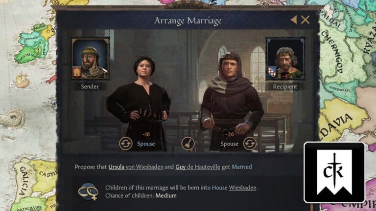 Read more about the article Crusader Kings 3 – Marriage & Family Guide: How to Marry, Inheritance, Etc.