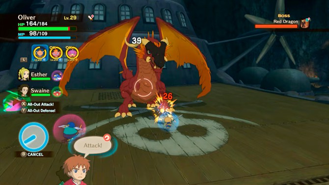 Ni no Kuni Wrath of the White Witch Nintendo Switch Gameplay