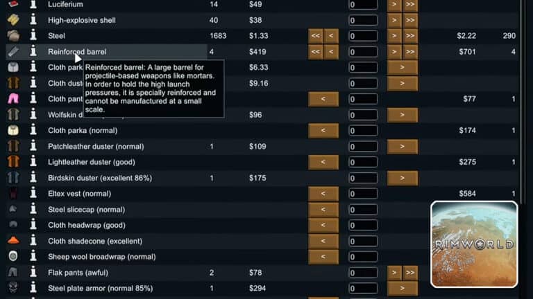 Read more about the article RimWorld – Where to Get a Reinforced Barrel