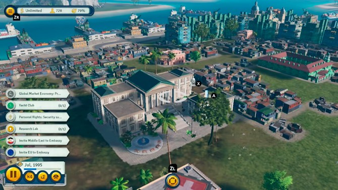 Tropico 6 Nintendo Switch Gameplay