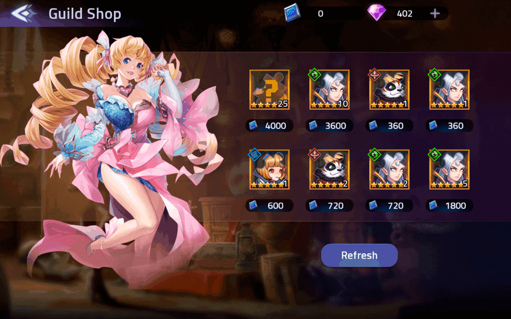 Guild shop Mobile Legends Adventure