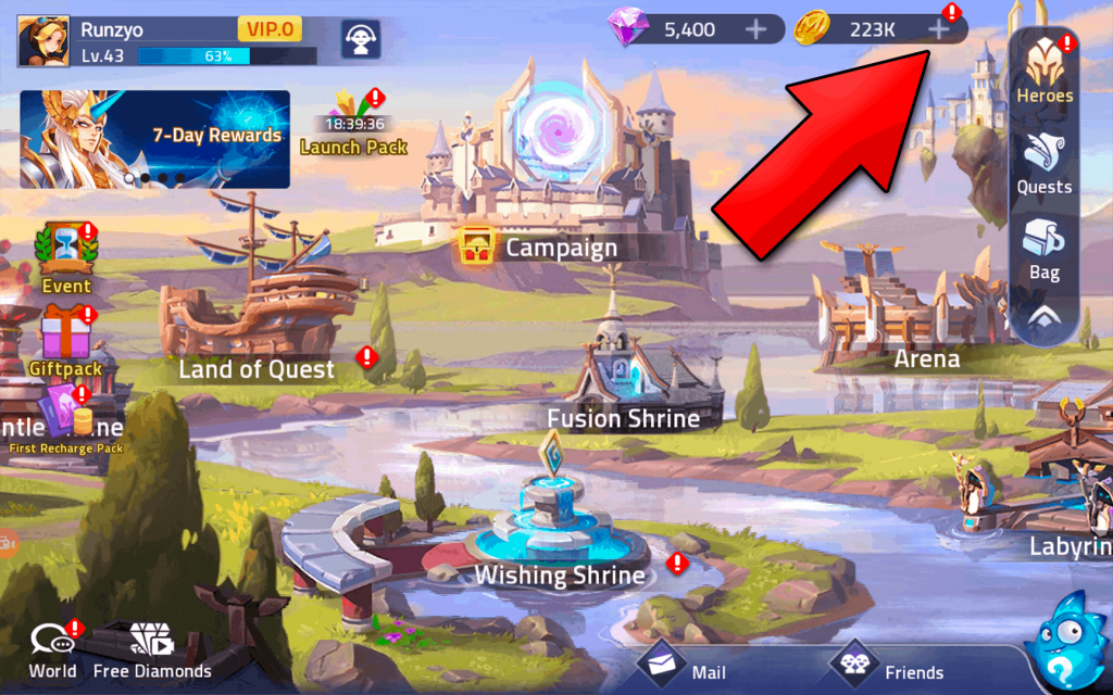 How to buy Battle Points Mobile Legends Adventure