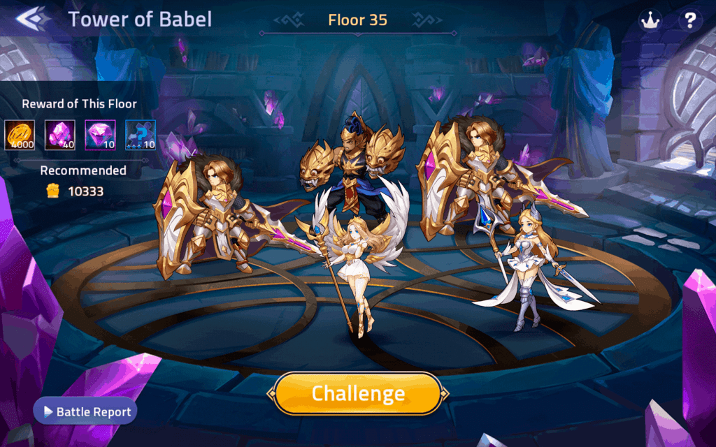 Tower of Babel diamonds reward Mobile Legends Adventure