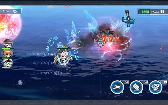 Azur Lane aircraft carrier airstrike attack