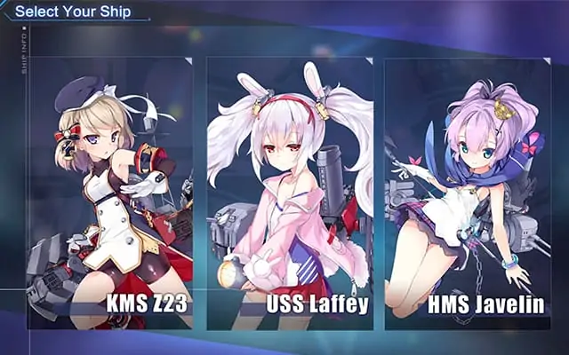 Azur Lane all starter ships