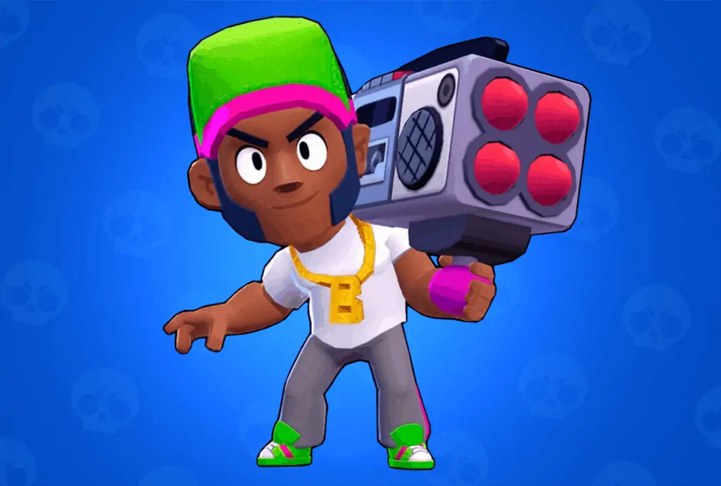 Brock Boom Box skin Brawl Stars