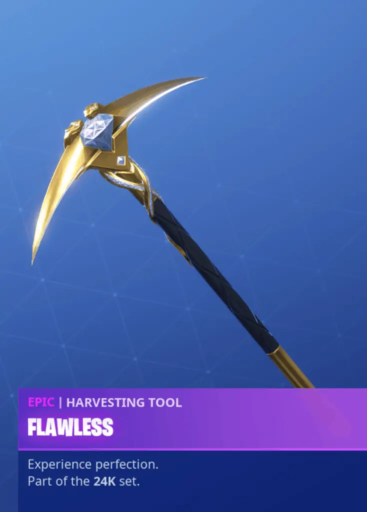 Flawless Pickaxe Fortnite season 8 battle pass