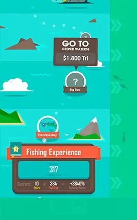 Hooked Inc fishing experience bonus