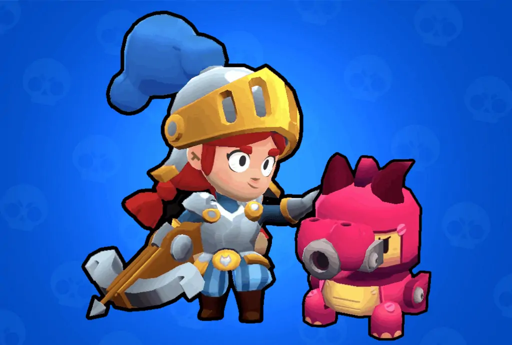 Jessie Dragon Knight skin Brawl Stars