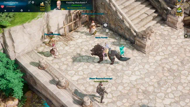 Lost Ark exchange NPCs in Stronghold