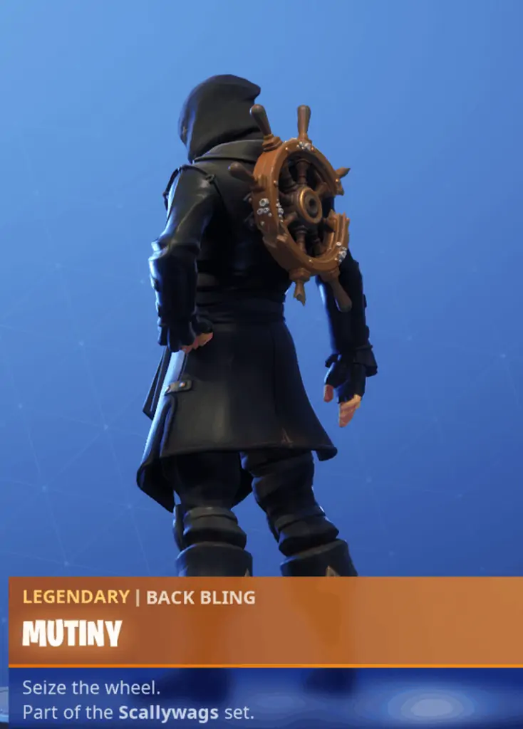 Mutiny back bling season 8 battle pass Fortnite