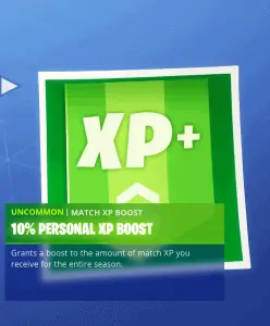 Tier 2 10% personal XP boost