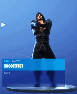 Tier 46 Snoozefest emote