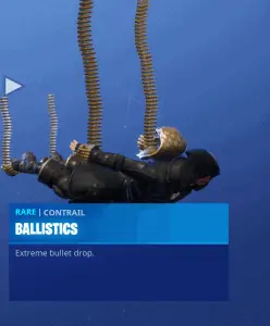 Tier 85 Ballistics contrail