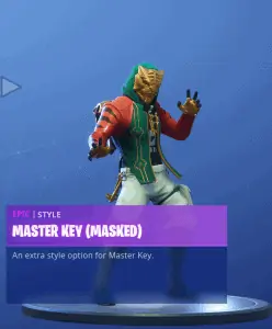 Tier 99 Master Key (Masked) skin